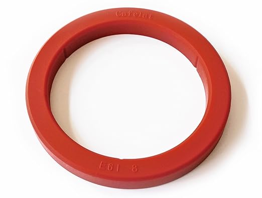 Cafelat Group Gasket-E61 (Red), Silicone, E61 8mm