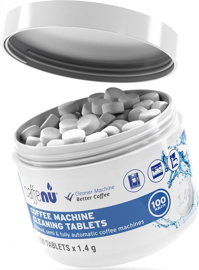 Caffenu Philips Compatible Universal Coffee Machine Cleaning Tablets x 100 | (100 Uses) Co